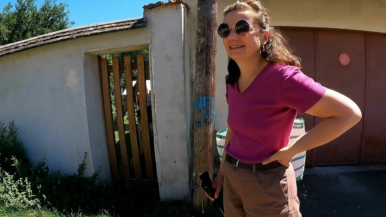 Une marche avec l'artiste Magali Desbazeille...